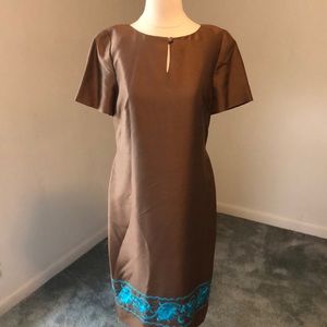100% silk dress